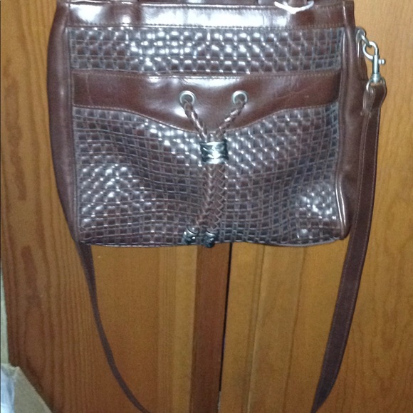 Tiny purse brown with strap slightly used del Mano - Picture 2 of 5